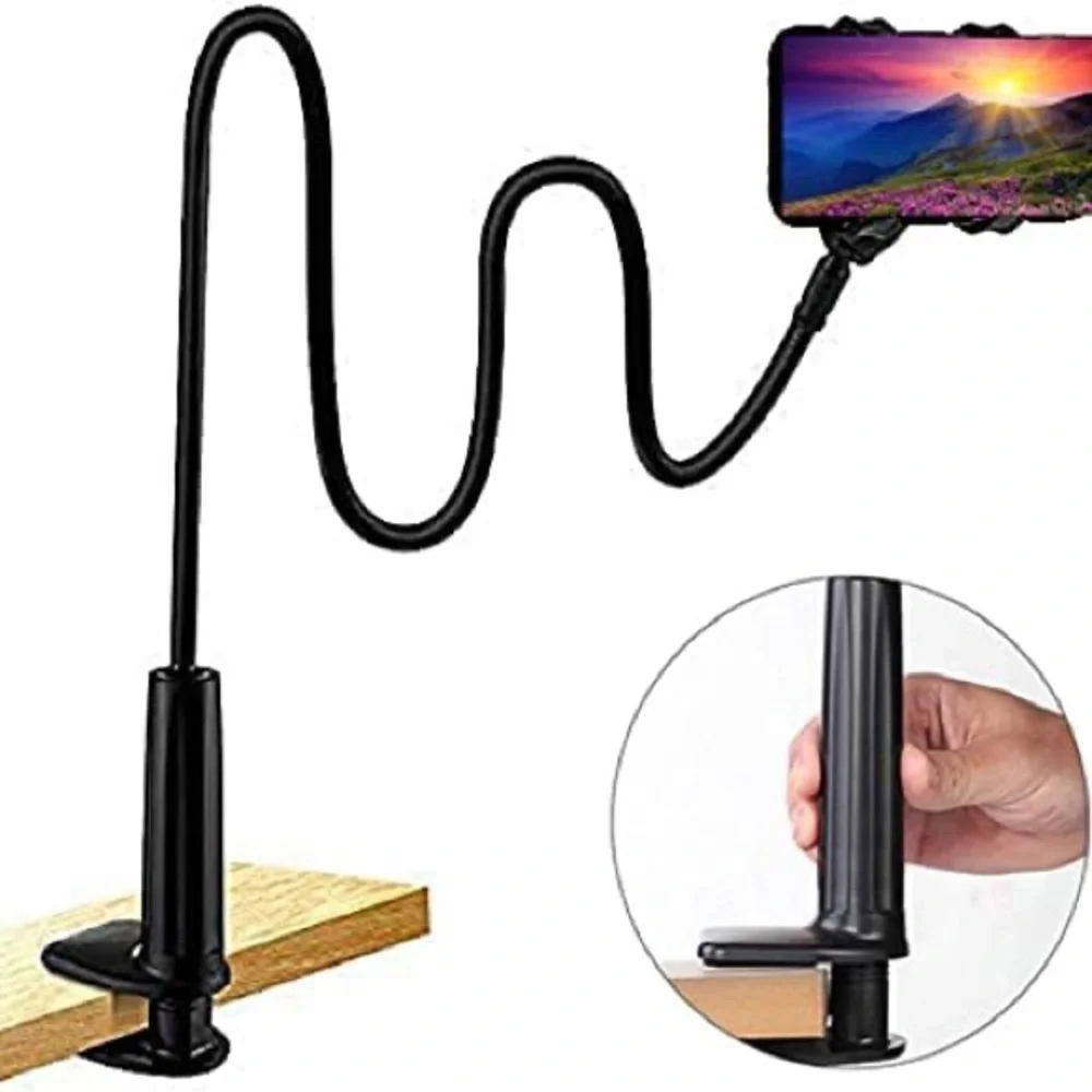 Phone Holder , Lazy Bracket Flexible Long Arms for All Mobile - Universal Cell P